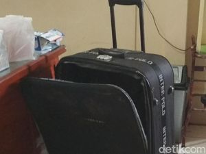 Koper Hitam yang Dipakai Buang Mayat Tanpa Kepala Milik Ibu Pelaku