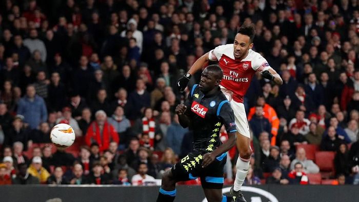Arsenal melawat ke Napoli dengan keunggulan 2-0 pada leg kedua perempatfinal Liga Europa. (Foto: Matthew Childs/Reuters) Arsenal melawat ke Napoli dengan keunggulan 2-0 pada leg kedua perempatfinal Liga Europa. (Foto: Matthew Childs/Reuters)