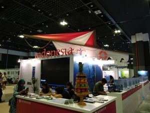 Tampilan Megah Kapal Phinisi di Adex 2019 Singapura