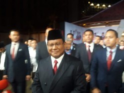 Prabowo Tiba di Lokasi Debat Kelima