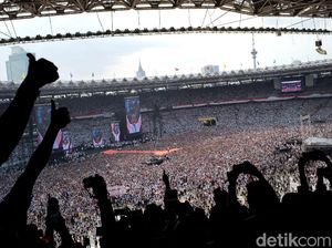 Ini Momen Meriahnya Kampanye Jokowi-Amin di GBK