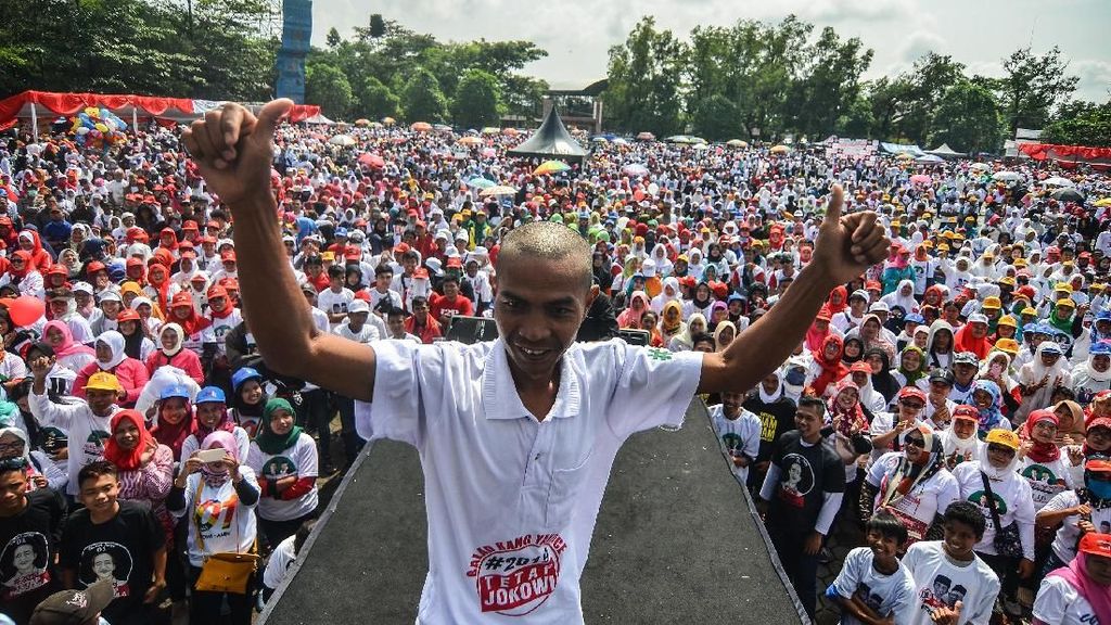 Mantul Begini Meriahnya Kampanye Terbuka Jokowi-Maruf di Tasikmalaya