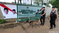 Potret Pengamanan Jelang Debat Terakhir Pilpres 2019