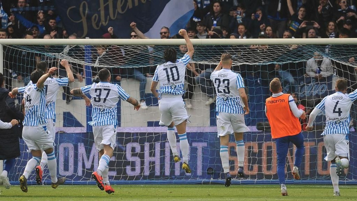 SPAL menang 2-1 atas Juventus di Stadion Paolo Mazza, Sabtu (13/4/2019). (Foto: Mario Carlini / Iguana Press/Getty Images)