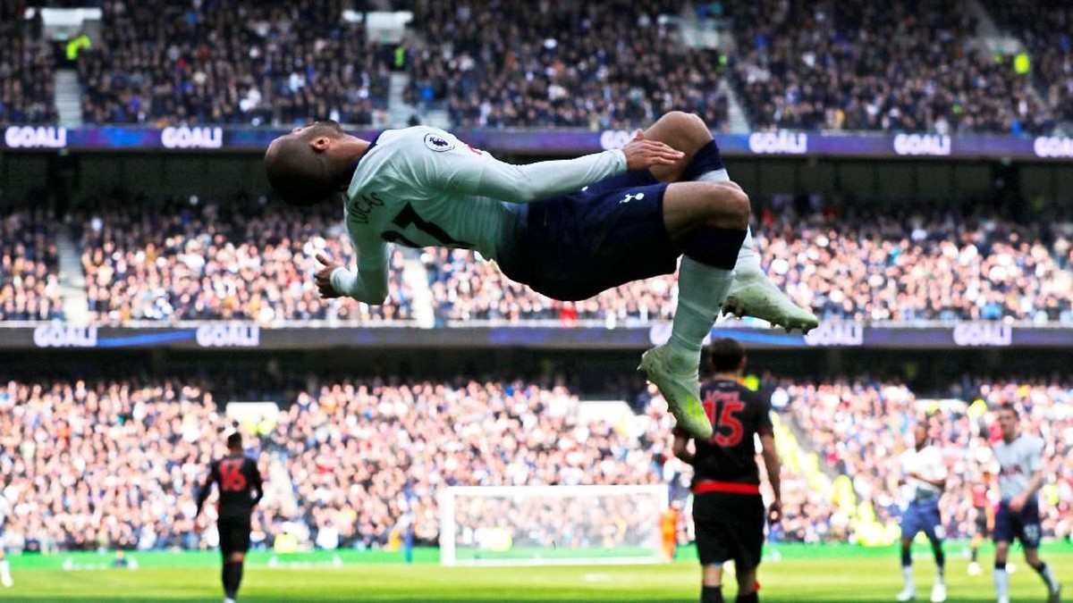 Tottenham Hotspur lagi on fire di kandang barunya (REUTERS/Eddie Keogh)