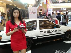 Keren, Ada Mobil AE86 Initial D Mampir di Semarang