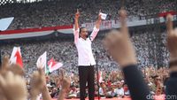 Jokowi Geber GBK di Konser Putih Bersatu