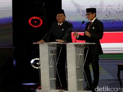 Tutup Debat, Sandiaga Sebut Tusuk Prabowo-Sandi 13 Kali