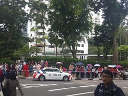 WNI di Singapura Ramai-ramai Nyoblos, Antrean di Luar KBRI Mengular