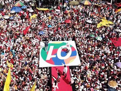 Ribuan Massa di Lampung juga Ramaikan Kampanye Terakhir