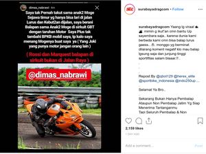 Tantang Moge, Rider CBR250RR Surabaya Duel dengan GSX1000RR Tantang Moge, Rider CBR250RR Surabaya Duel dengan GSX1000RR