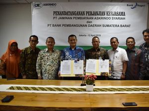 Askrindo Syariah Gandeng Bank Pembangunan Sumbar