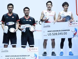 Gagal Pertahankan Gelar di Singapura, Hendra/Ahsan Akui Keunggulan Lawan