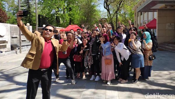 Suasana WNI Nyoblos di KBRI China