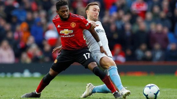 Di musim ini Man United meraih 10 kemenangan di kandang di Liga Primer Inggris.