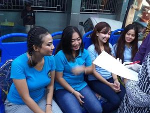 Potret Vanessa Angel Ikuti Penyuluhan Kanker Serviks dan Payudara di Rutan