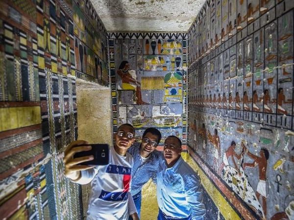 Melihat Bagian Dalam Makam 4 Ribu Tahun di Mesir, Ada Gambar Pemiliknya