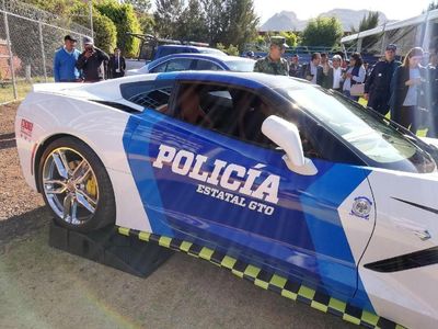 Mobil Sport Sitaan yang Jadi Mobil Polisi