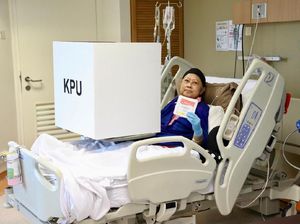 Melly Goeslaw hingga Ashanty Semangati Ani Yudhoyono yang Nyoblos di Ranjang RS