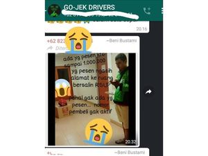 Lagi! Driver Ojol Tertipu Order Makanan Harga Rp 1 Juta