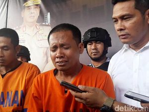 Tangis Sesenggukan Pemutilasi Mayat Dalam Koper