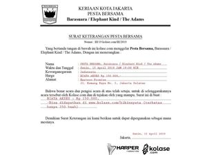 Barasuara, Elephant Kind dan The Adams Kirim Surat Keterangan Pesta Bersama Barasuara, Elephant Kind dan The Adams Kirim Surat Keterangan Pesta Bersama
