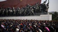 Lautan Manusia di Peringatan Kelahiran Mendiang Kim Il-Sung