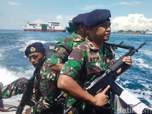 Pengamanan Selat Bali Diperketat Jelang Pemilu, TNI AL Gelar Sweeping
