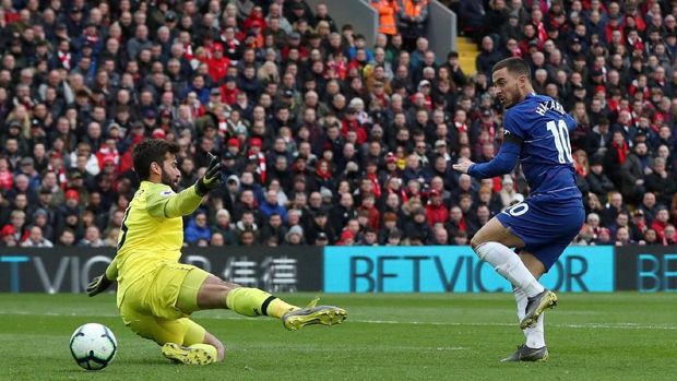 Eden Hazard membuang peluang matang yang dia punya