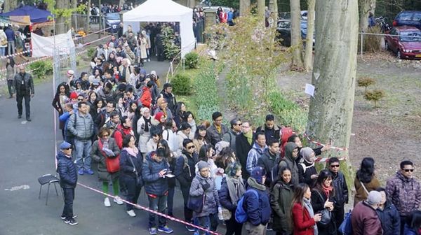 Potret Antusiasme WNI Nyoblos di Belanda