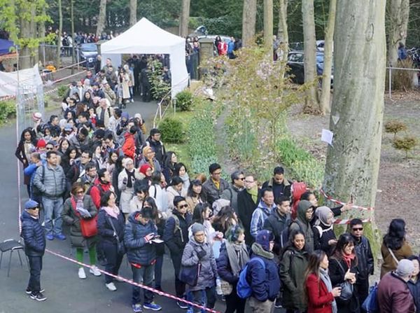 Potret Antusiasme WNI Nyoblos di Belanda