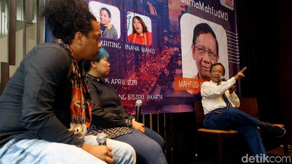 Yuk, Lihat Serunya Diskusi Mahfud MD Bareng Generasi Milenial