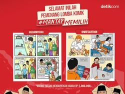 Selamat! Ini Pemenang Lomba Komik #MantapMemilih