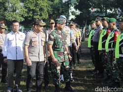 Kawal Ribuan TPS di Cimahi-KBB, Polisi dan Tentara Bidik Perusuh