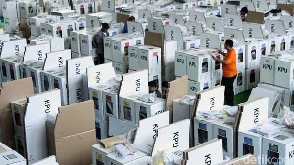 Logistik Pemilu di Tanah Abang Siap Didistribusikan