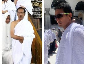 Cerita Umrah Jokowi dan Sandi
