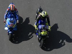 Salah Ngerem, Rossi Sulit Balap Rins di Lap Terakhir