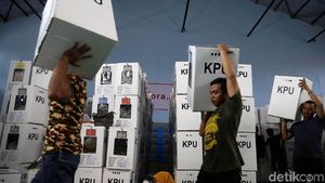 Logistik Pemilu di Kemayoran juga Mulai Didistribusikan