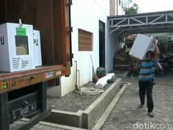 Logistik Pemilu 2019 di Pasuruan Mulai Mengalir ke Desa dan Kelurahan