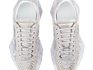 Mewahnya Sneakers Jimmy Choo Bertabur Kristal Swarovski Mewahnya Sneakers Jimmy Choo Bertabur Kristal Swarovski
