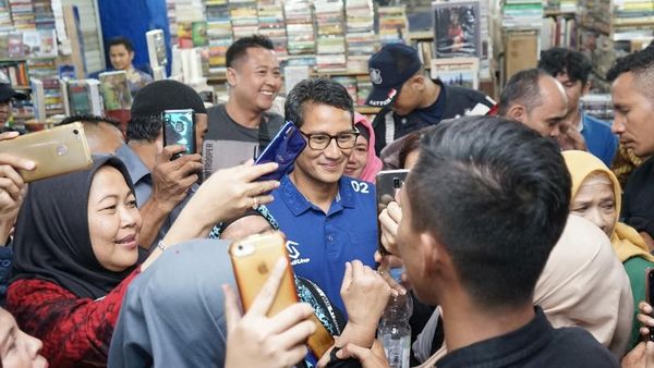 Suasana Peluncuran Buku Sandiaga Uno dari Angka 0,03 persen