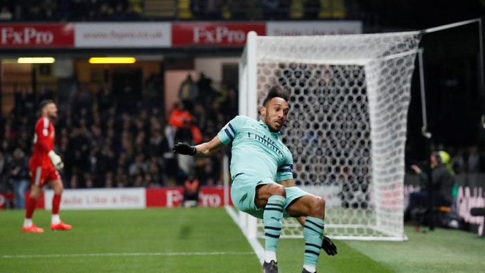 PIerre-Emerick Aubameyang ramaikan perburuan gelar top skorer (REUTERS/David Klein) PIerre-Emerick Aubameyang ramaikan perburuan gelar top skorer (REUTERS/David Klein)