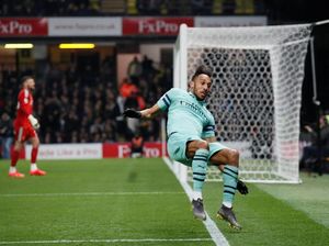 Aubameyang Panaskan Perburuan Gelar Top Skorer Liga Inggris