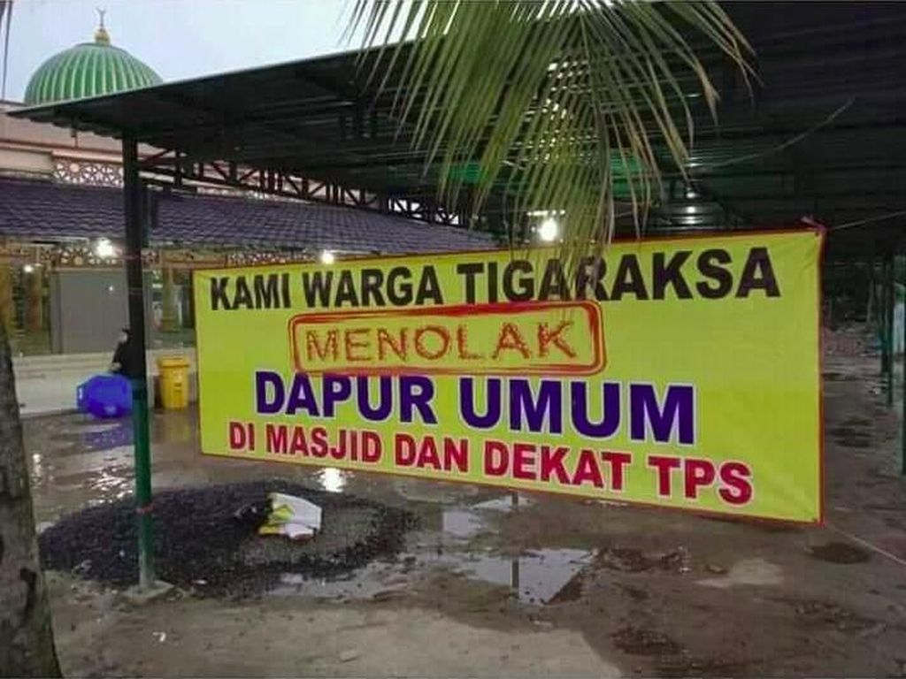 Ada Penolakan Warga, Polisi Minta Jangan Ada Dapur Umum di TPS Tigaraksa Ada Penolakan Warga, Polisi Minta Jangan Ada Dapur Umum di TPS Tigaraksa