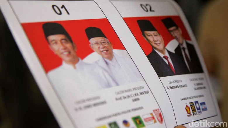 Situng KPU 89%: Jokowi-Maruf Unggul 15,7 Juta Suara dari Prabowo-Sandi