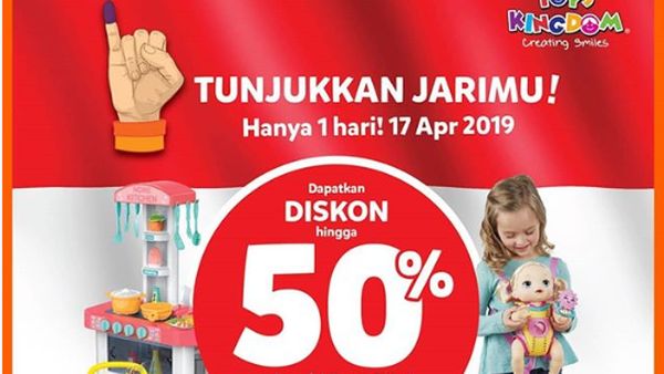 H&M Hingga Toys Kingdom, 15 Brand yang Beri Diskon Pemilu 2019