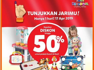H&M Hingga Toys Kingdom, 15 Brand yang Beri Diskon Pemilu 2019
