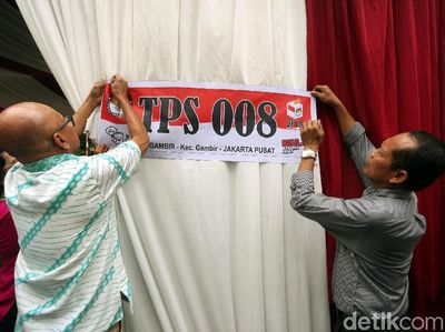 Melihat TPS 008 Tempat Jokowi Nyoblos Besok