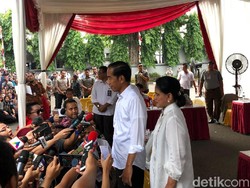 Semringah Usai Nyoblos, Jokowi Optimistis Menang
