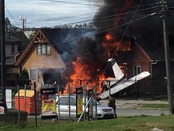 Pesawat Ringan Jatuh dan Tabrak Rumah di Chile, 6 Orang Tewas